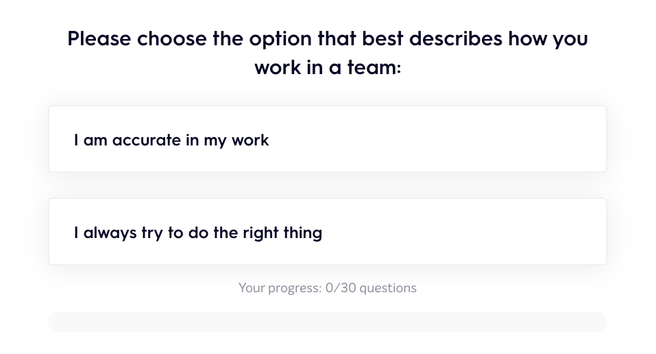 Bunch Assessment
