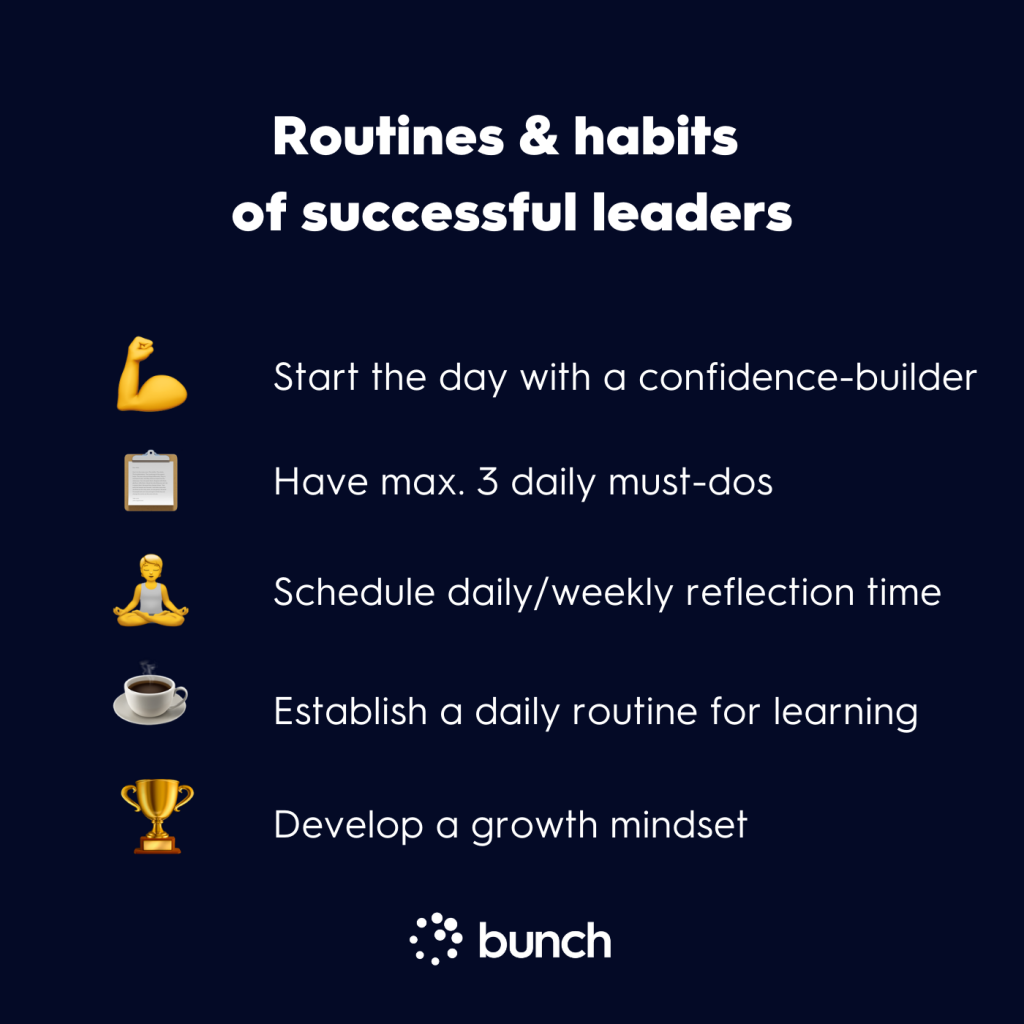 Routines & habits of successful leaders